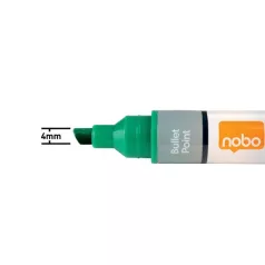 NOBO Táblamarker, vágott hegyű, 4 mm, NOBO, zöld