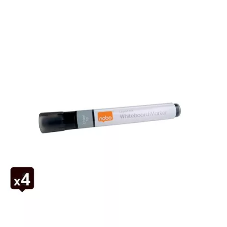 NOBO Táblamarker, vágott hegyű, 4 mm, NOBO, 4 különböző szín