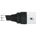 NOBO Táblamarker, jumbo méret, vágott hegyű, 10 mm, NOBO "Glide", fekete