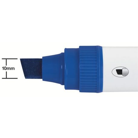 NOBO Táblamarker, vágott hegyű, 10 mm, NOBO "Glide", kék