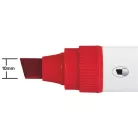 NOBO Táblamarker, vágott hegyű, 10 mm, NOBO "Glide", piros