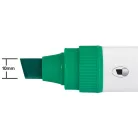 NOBO Táblamarker, vágott hegyű, 10 mm, NOBO "Glide", zöld