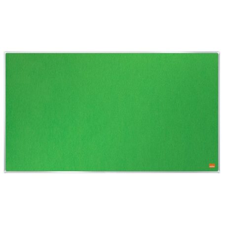 NOBO Textiltábla, széles képarány, 40"/89x50cm, alumínium keret, NOBO "Impression Pro", zöld