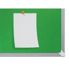NOBO Textiltábla, széles képarány, 70"/155x87 cm, alumínium keret, NOBO "Impression Pro", zöld