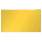 NOBO Textiltábla, széles képarány, 40"/89x50cm, alumínium keret, NOBO "Impression Pro", sárga