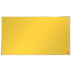   NOBO Textiltábla, széles képarány, 40"/89x50cm, alumínium keret, NOBO "Impression Pro", sárga