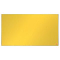   NOBO Textiltábla, széles képarány, 40"/89x50cm, alumínium keret, NOBO "Impression Pro", sárga