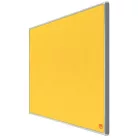 NOBO Textiltábla, széles képarány, 40"/89x50cm, alumínium keret, NOBO "Impression Pro", sárga
