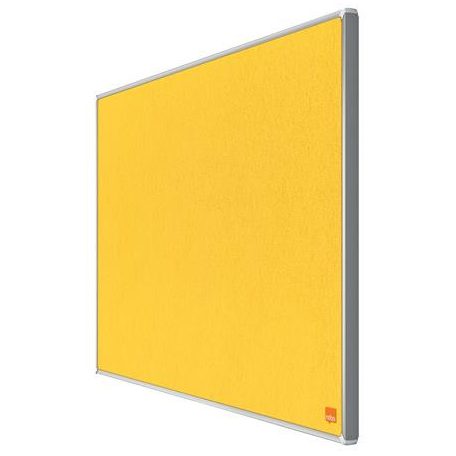 NOBO Textiltábla, széles képarány, 40"/89x50cm, alumínium keret, NOBO "Impression Pro", sárga