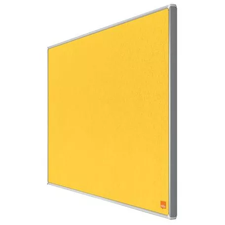NOBO Textiltábla, széles képarány, 40"/89x50cm, alumínium keret, NOBO "Impression Pro", sárga