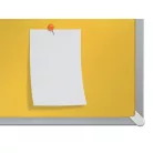 NOBO Textiltábla, széles képarány, 40"/89x50cm, alumínium keret, NOBO "Impression Pro", sárga