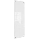 NOBO Üzenőtábla, üveg, fali, keskeny, 30x90 cm, NOBO "Home", fehér