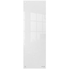  NOBO Üzenőtábla, üveg, fali, keskeny, 30x90 cm, NOBO "Home", fehér