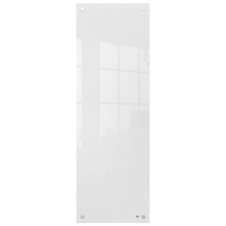 NOBO Üzenőtábla, üveg, fali, keskeny, 30x90 cm, NOBO "Home", fehér
