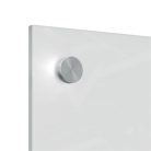 NOBO Üzenőtábla, üveg, fali, keskeny, 30x90 cm, NOBO "Home", fehér