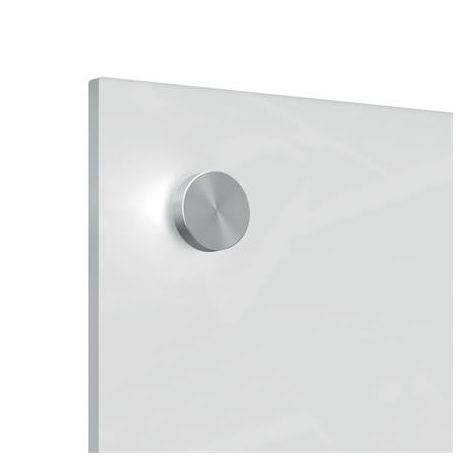 NOBO Üzenőtábla, üveg, fali, keskeny, 30x90 cm, NOBO "Home", fehér