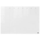NOBO Tervezőtábla, akril, heti, fali/asztali, A4, NOBO "Home"