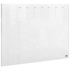 NOBO Tervezőtábla, akril, heti, fali/asztali, A4, NOBO "Home"