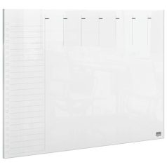   NOBO Tervezőtábla, akril, heti, fali/asztali, A4, NOBO "Home"