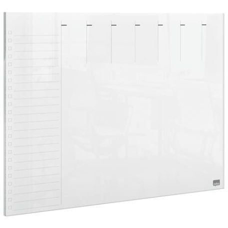 NOBO Tervezőtábla, akril, heti, fali/asztali, A4, NOBO "Home"