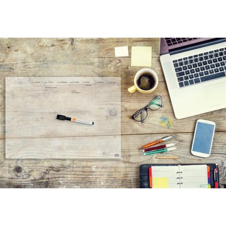 NOBO Tervezőtábla, akril, heti, fali/asztali, A4, NOBO "Home"