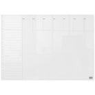 NOBO Tervezőtábla, akril, heti, fali/asztali, A3, NOBO "Home"