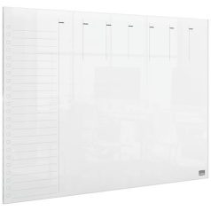   NOBO Tervezőtábla, akril, heti, fali/asztali, A3, NOBO "Home"