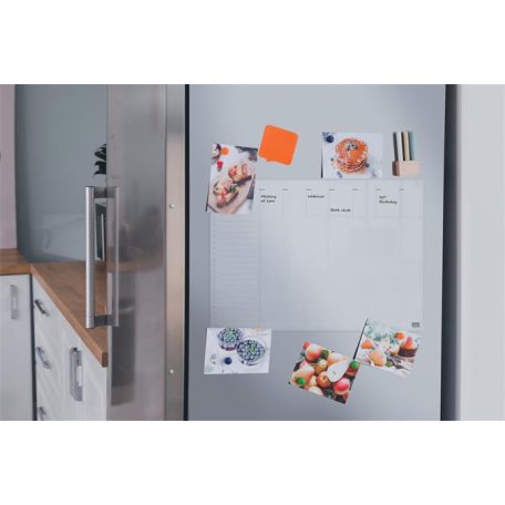 NOBO Tervezőtábla, akril, heti, fali/asztali, A3, NOBO "Home"