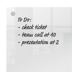   NOBO Emlékeztetőtábla, akril, fali, 30x30 cm, NOBO "Home", átlátszó