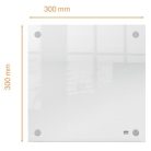 NOBO Emlékeztetőtábla, akril, fali, 30x30 cm, NOBO "Home", átlátszó