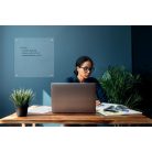 NOBO Emlékeztetőtábla, akril, fali, 30x30 cm, NOBO "Home", átlátszó