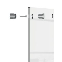   NOBO Emlékeztetőtábla, akril, fali, 60x45 cm, NOBO "Home", átlátszó