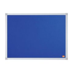   NOBO Üzenőtábla, aluminium keret, 60x45 cm, NOBO "Essentials", kék