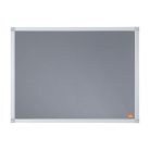 NOBO Üzenőtábla, alumínium keret, 60x45 cm, NOBO "Essentials", szürke