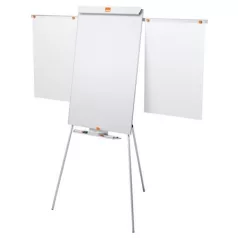   NOBO Flipchart tábla, mágneses felület, 2 db segédkarral, NOBO "Essentials", fehér
