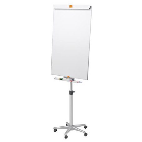 NOBO Flipchart tábla, mobil, mágneses felület, NOBO "Essentials", fehér