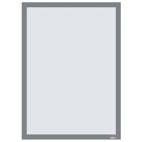 NOBO Posztertábla, fali, A3 méret, műanyag keret, 2 db, NOBO, ezüst