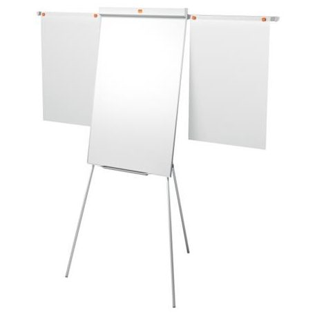 NOBO Flipchart tábla, mágneses felület, 2 db segédkarral, 68,5x100 cm, NOBO "Impression Pro"