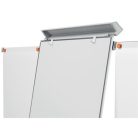 NOBO Flipchart tábla, mágneses felület, 2 db segédkarral, 68,5x100 cm, NOBO "Impression Pro"