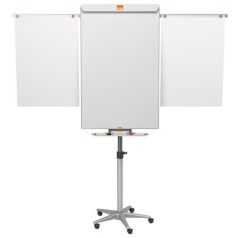   NOBO Flipchart tábla, mobil, mágneses felület, 2 db segédkarral, 70x100 cm, NOBO "Impression Pro"