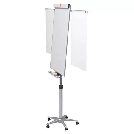 NOBO Flipchart tábla, mobil, mágneses felület, 2 db segédkarral, NOBO