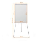NOBO Flipchart tábla, mágneses felület, 67,5x100 cm, NOBO "Impression Pro"