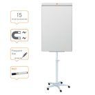 NOBO Flipchart tábla, mobil,  mágneses felület, 70x200 cm, NOBO "Impression Pro", fehér