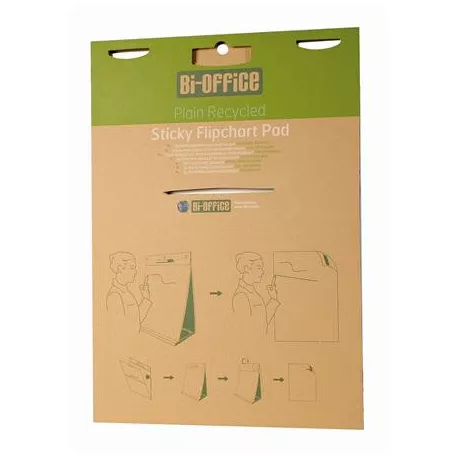 Asztali flipchart, öntapadó, 20 lap, 58,5x50 cm