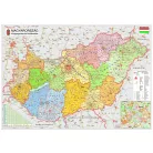 STIEFEL Könyökalátét, kétoldalas, STIEFEL "Magyarország Közigazg./ Mo. autótérkép"
