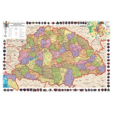 STIEFEL Könyökalátét, kétoldalas, STIEFEL "Magyar Szent Korona országai/Történeti emlékek"