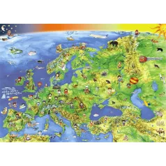   STIEFEL Könyökalátét, kétoldalas, STIEFEL, "Európa országai/Európa gyerektérkép"