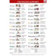   STIEFEL Könyökalátét, kétoldalas, A3, STIEFEL "The English Alphabet/Great-Britain"