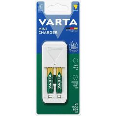   VARTA Elemtöltő, AA/AAA, 2x800 mAh AAA, VARTA "Mini"