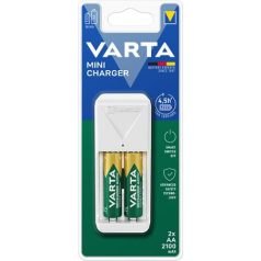   VARTA Elemtöltő, AA/AAA, 2x2100 mAh AA, VARTA "Mini"